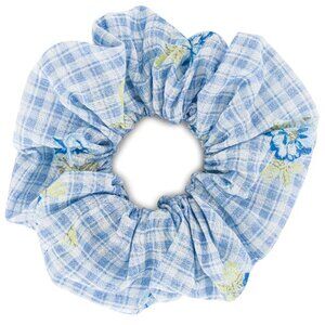 Revolve Majorelle Polly Scrunchie in Polly Gingham